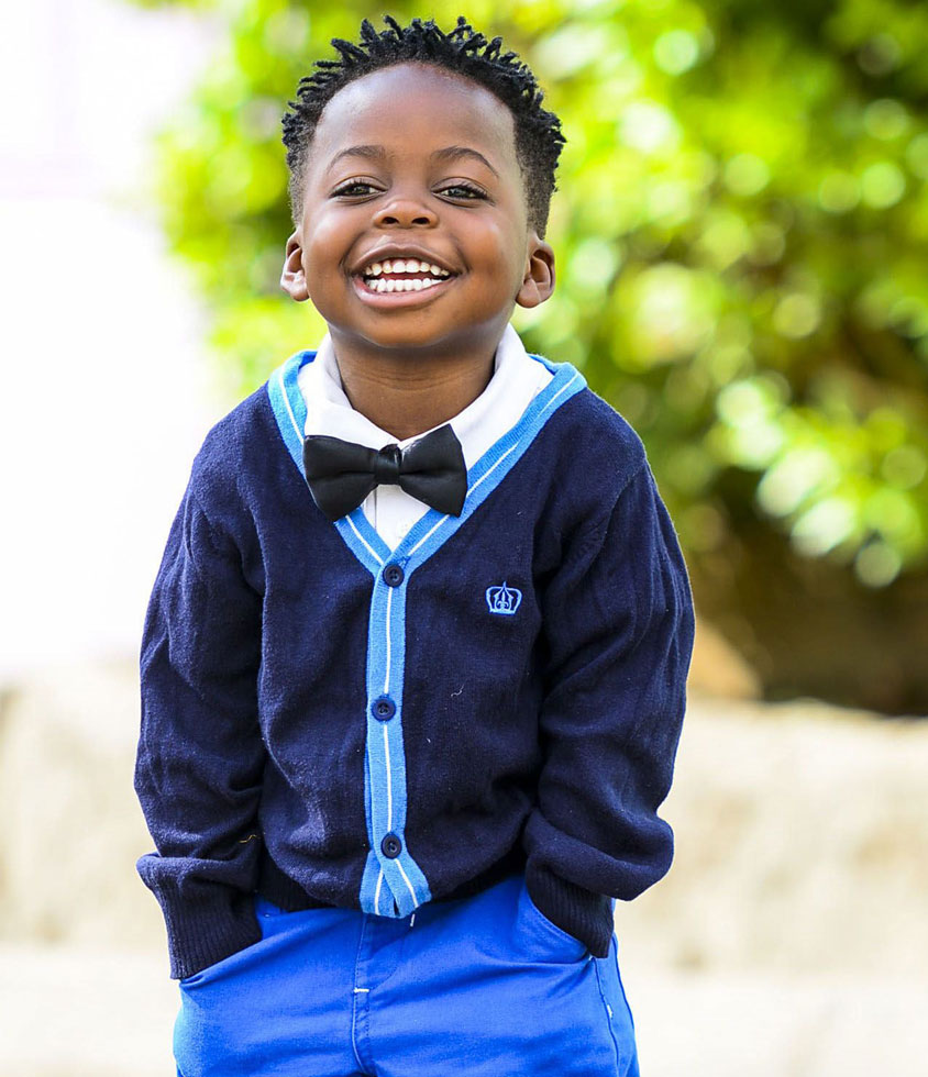 Young boy in bow tie